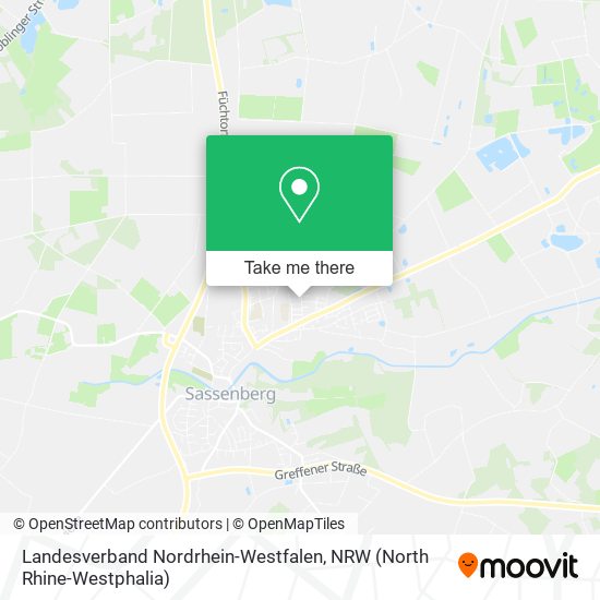 Landesverband Nordrhein-Westfalen map
