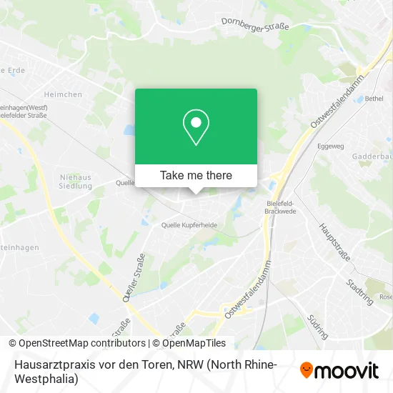 Карта Hausarztpraxis vor den Toren