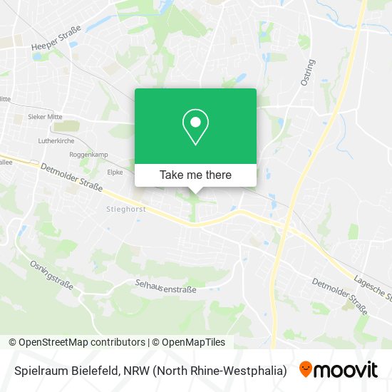 Spielraum Bielefeld map