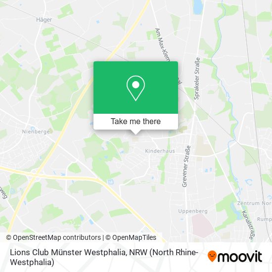 Lions Club Münster Westphalia map