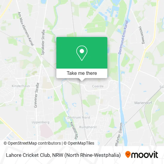 Lahore Cricket Club map