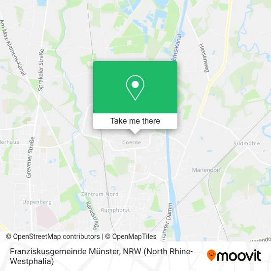 Franziskusgemeinde Münster map