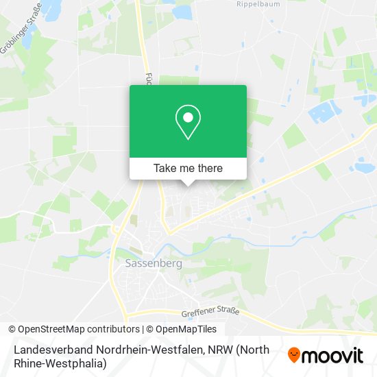 Landesverband Nordrhein-Westfalen map