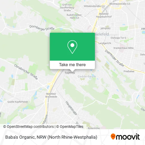Карта Baba's Organic
