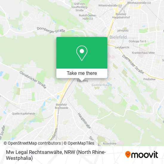 Карта Mw Legal Rechtsanwälte