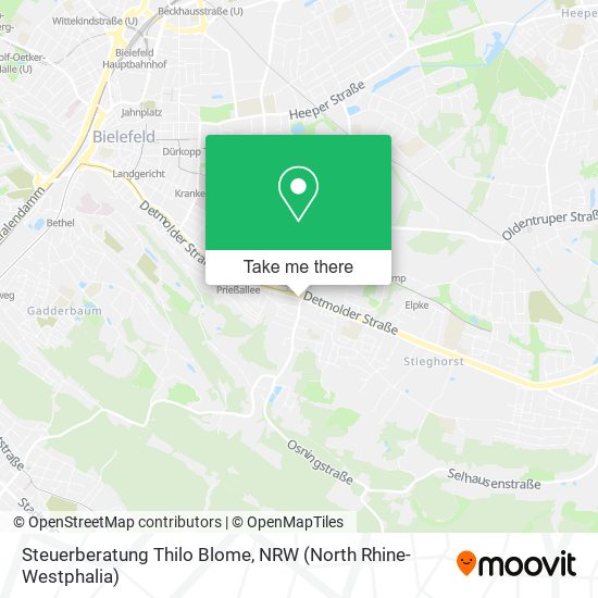Steuerberatung Thilo Blome map