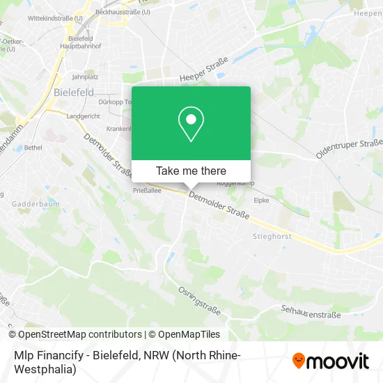 Карта Mlp Financify - Bielefeld