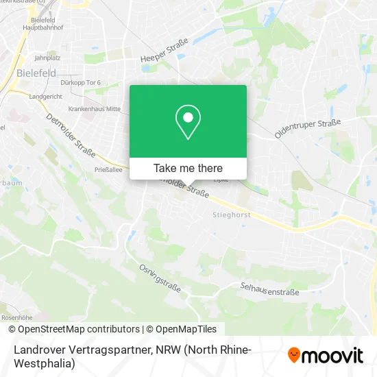 Карта Landrover Vertragspartner