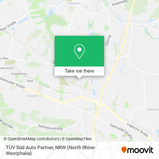 TÜV Süd Auto Partner map