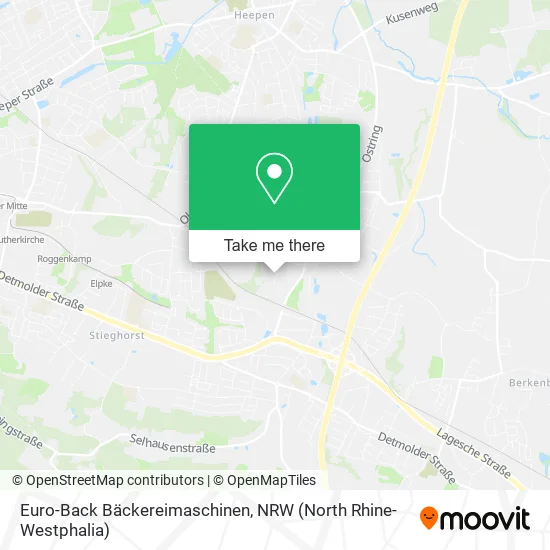 Карта Euro-Back Bäckereimaschinen