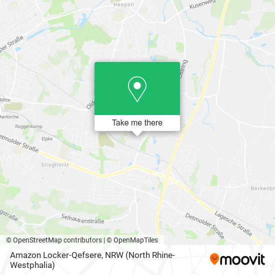 Карта Amazon Locker-Qefsere