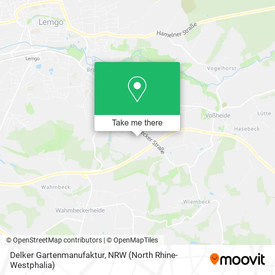 Карта Delker Gartenmanufaktur