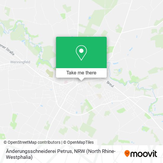 Änderungsschneiderei Petrus map
