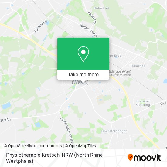 Physiotherapie Kretsch map