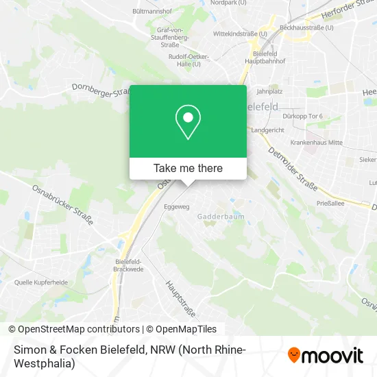 Simon & Focken Bielefeld map