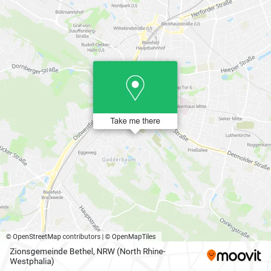 Zionsgemeinde Bethel map