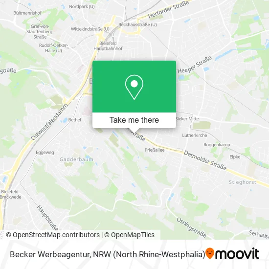 Карта Becker Werbeagentur
