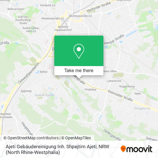 Ajeti Gebäudereinigung Inh. Shpejtim Ajeti map