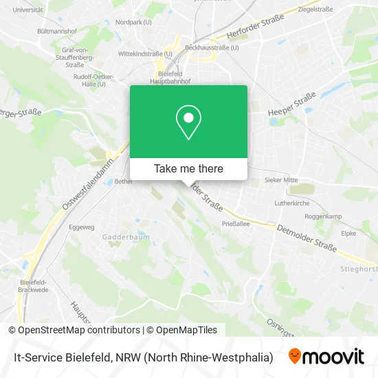 Карта It-Service Bielefeld