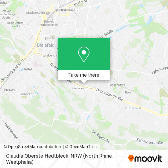 Claudia Oberste-Hedtbleck map