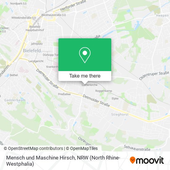 Mensch und Maschine Hirsch map