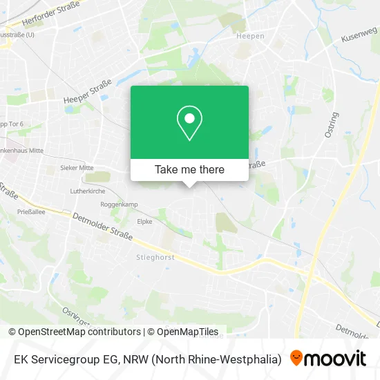 Карта EK Servicegroup EG