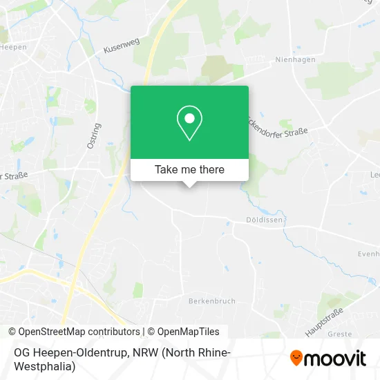 OG Heepen-Oldentrup map