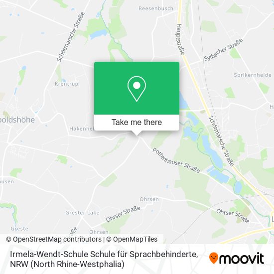 Irmela-Wendt-Schule Schule für Sprachbehinderte map