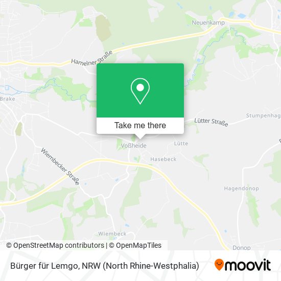Bürger für Lemgo map