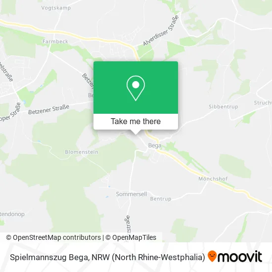 Spielmannszug Bega map