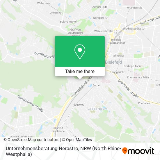 Unternehmensberatung Nerastro map
