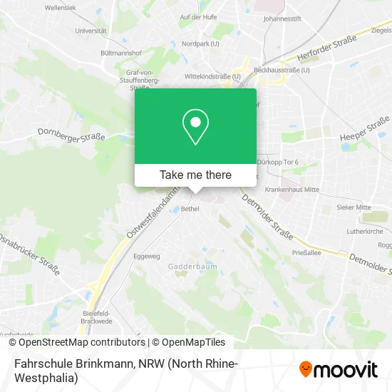 Fahrschule Brinkmann map