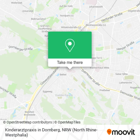 Карта Kinderarztpraxis in Dornberg