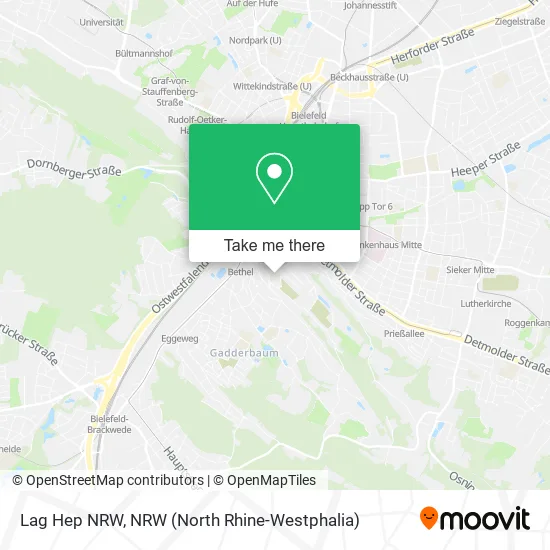Карта Lag Hep NRW