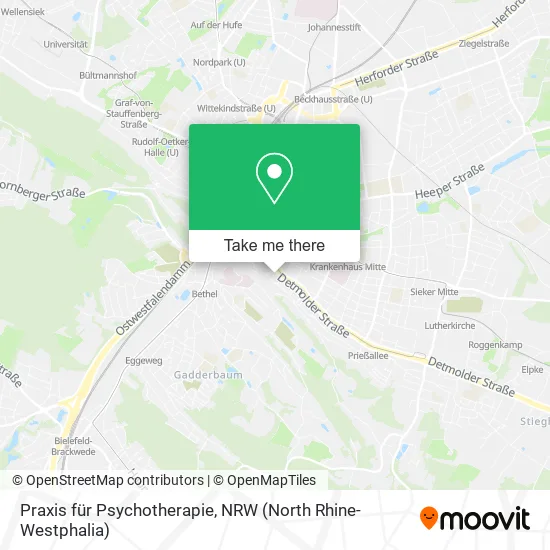 Карта Praxis für Psychotherapie