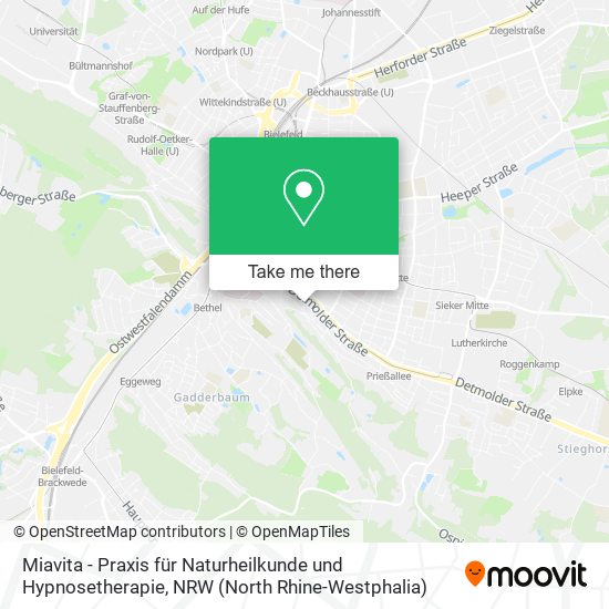 Miavita - Praxis für Naturheilkunde und Hypnosetherapie map