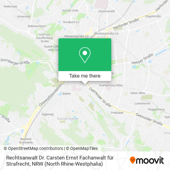 Rechtsanwalt Dr. Carsten Ernst Fachanwalt für Strafrecht map