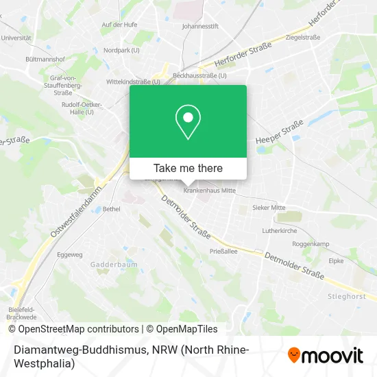 Diamantweg-Buddhismus map