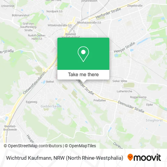 Wichtrud Kaufmann map