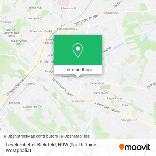 Карта Leselernhelfer Bielefeld