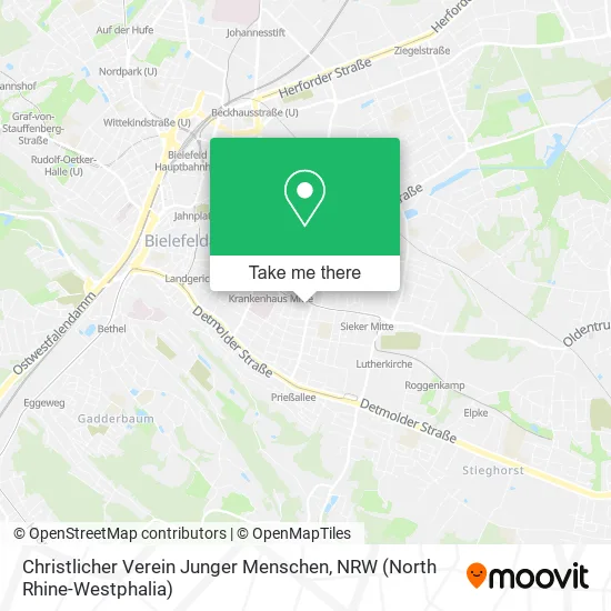 Карта Christlicher Verein Junger Menschen
