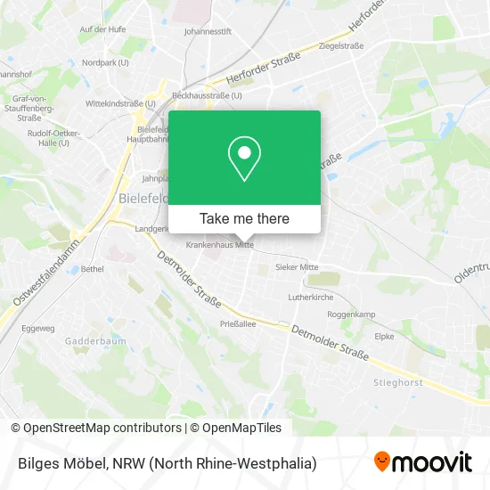 Карта Bilges Möbel