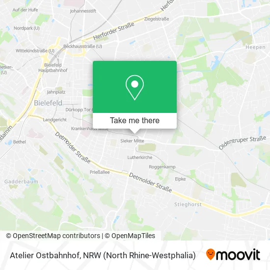 Карта Atelier Ostbahnhof