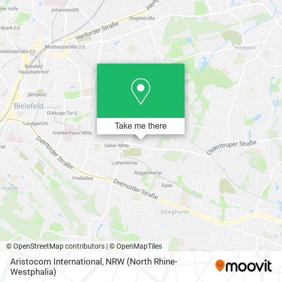Aristocom International map