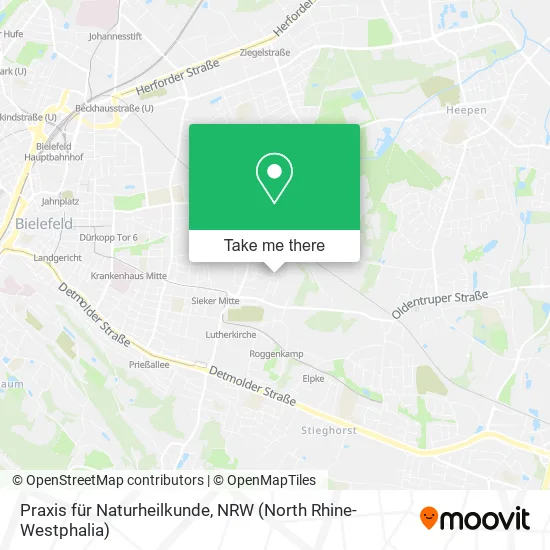 Карта Praxis für Naturheilkunde