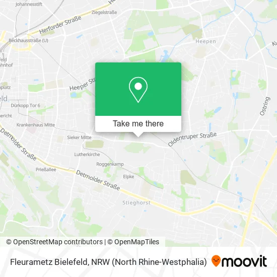 Карта Fleurametz Bielefeld