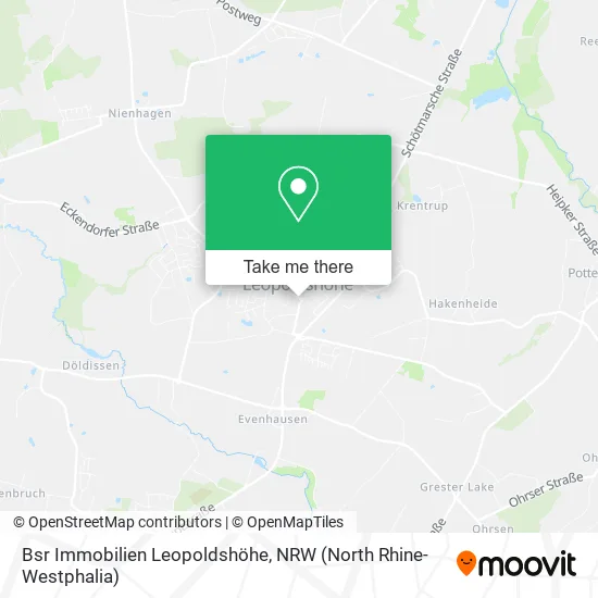 Карта Bsr Immobilien Leopoldshöhe