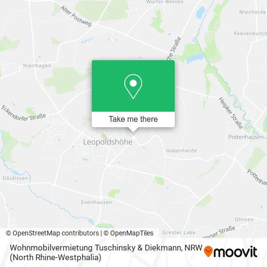 Карта Wohnmobilvermietung Tuschinsky & Diekmann