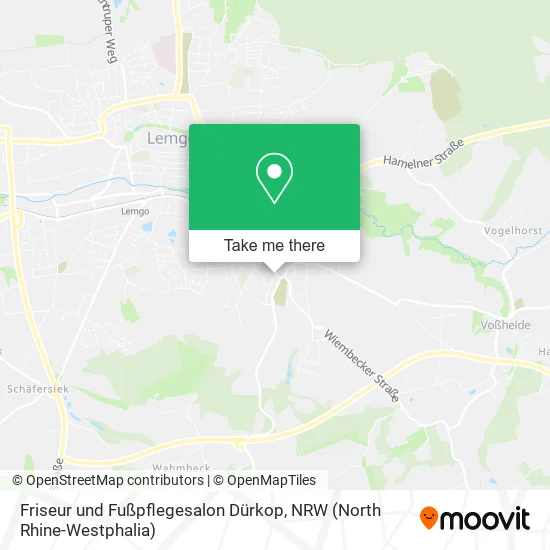 Карта Friseur und Fußpflegesalon Dürkop