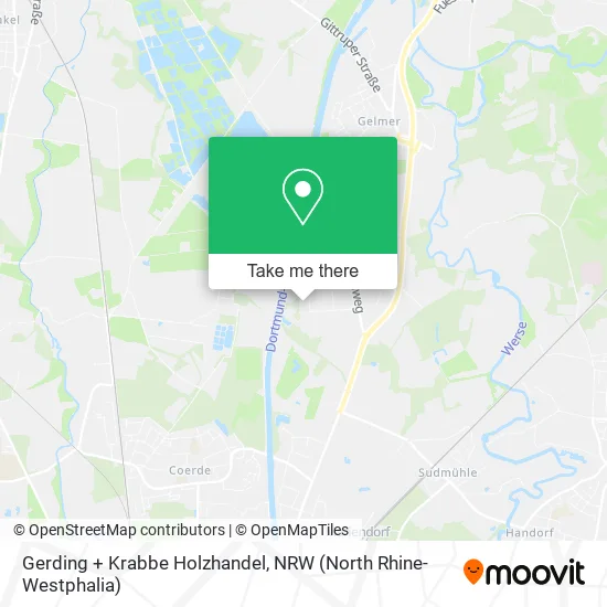 Карта Gerding + Krabbe Holzhandel